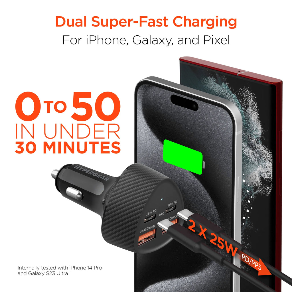 Hypergear Speedboost Quad PD Car Charger