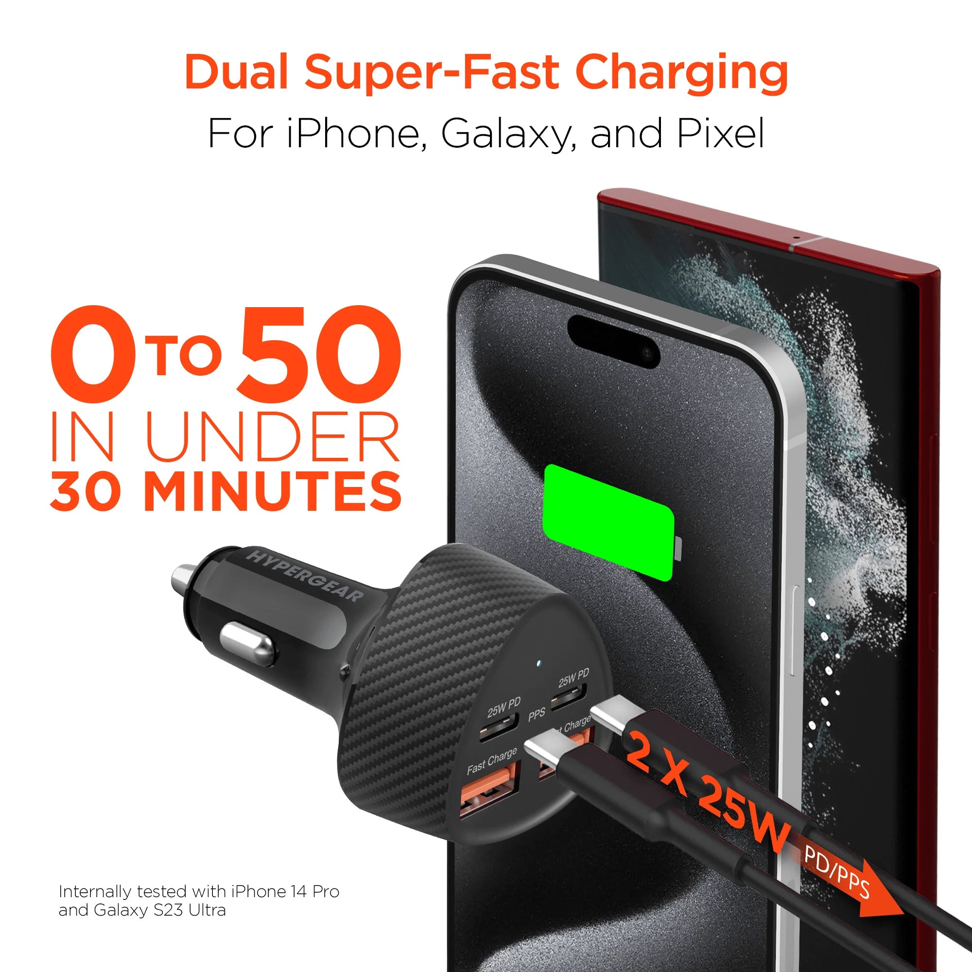 Hypergear Speedboost Quad PD Car Charger