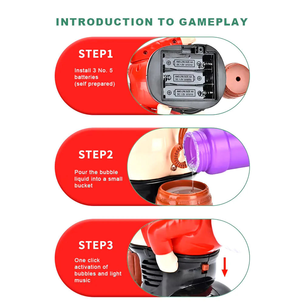 Christmas Butt Bubble Machine