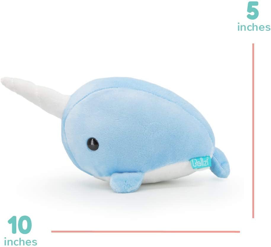 Blue Narwhal Stuffed Animal Plushie