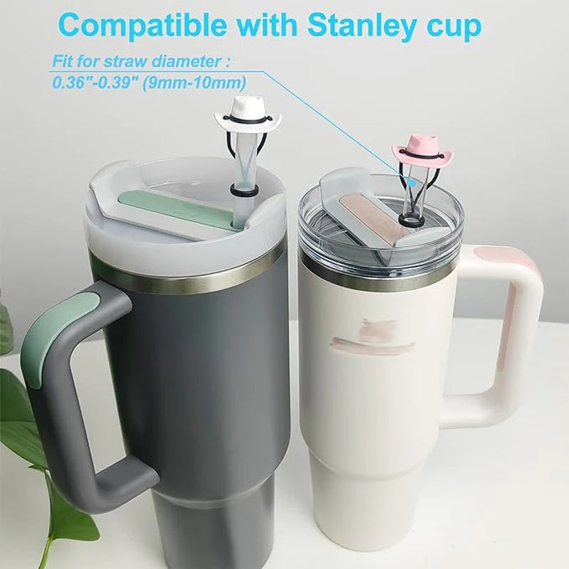 4 Pack Silicone Cowboy Hat Straw Covers Cap