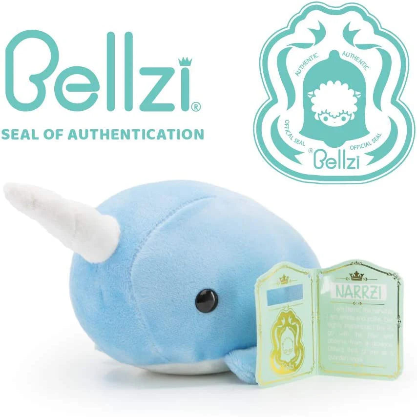 Blue Narwhal Stuffed Animal Plushie