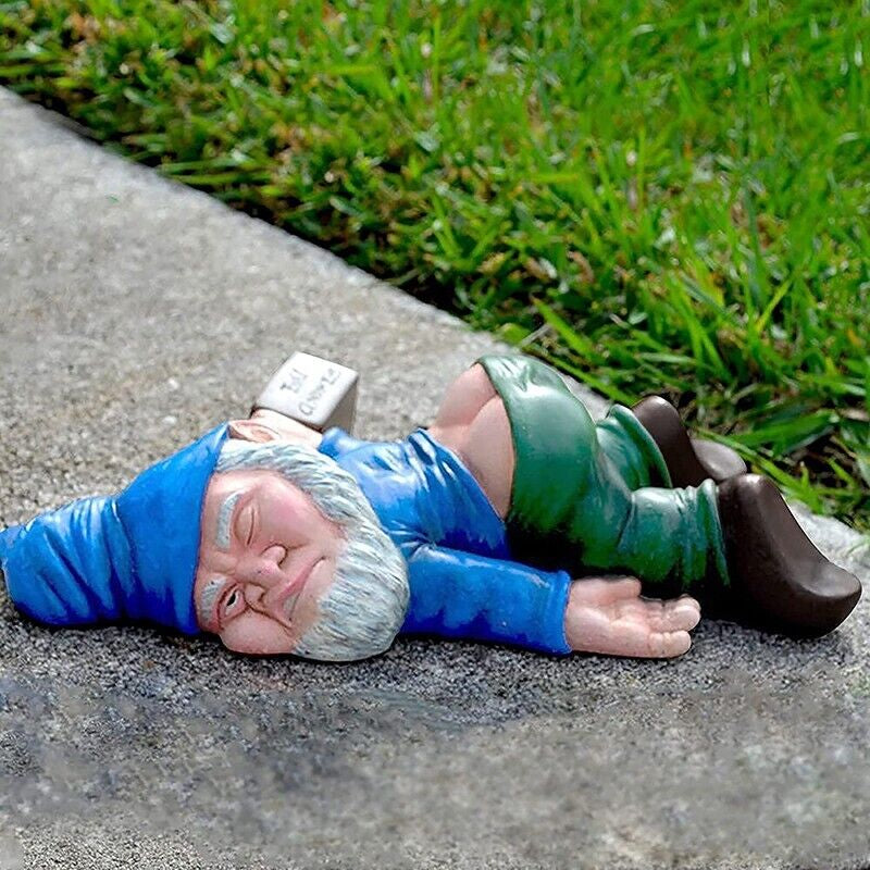Drunk Dwarf Garden Gnome
