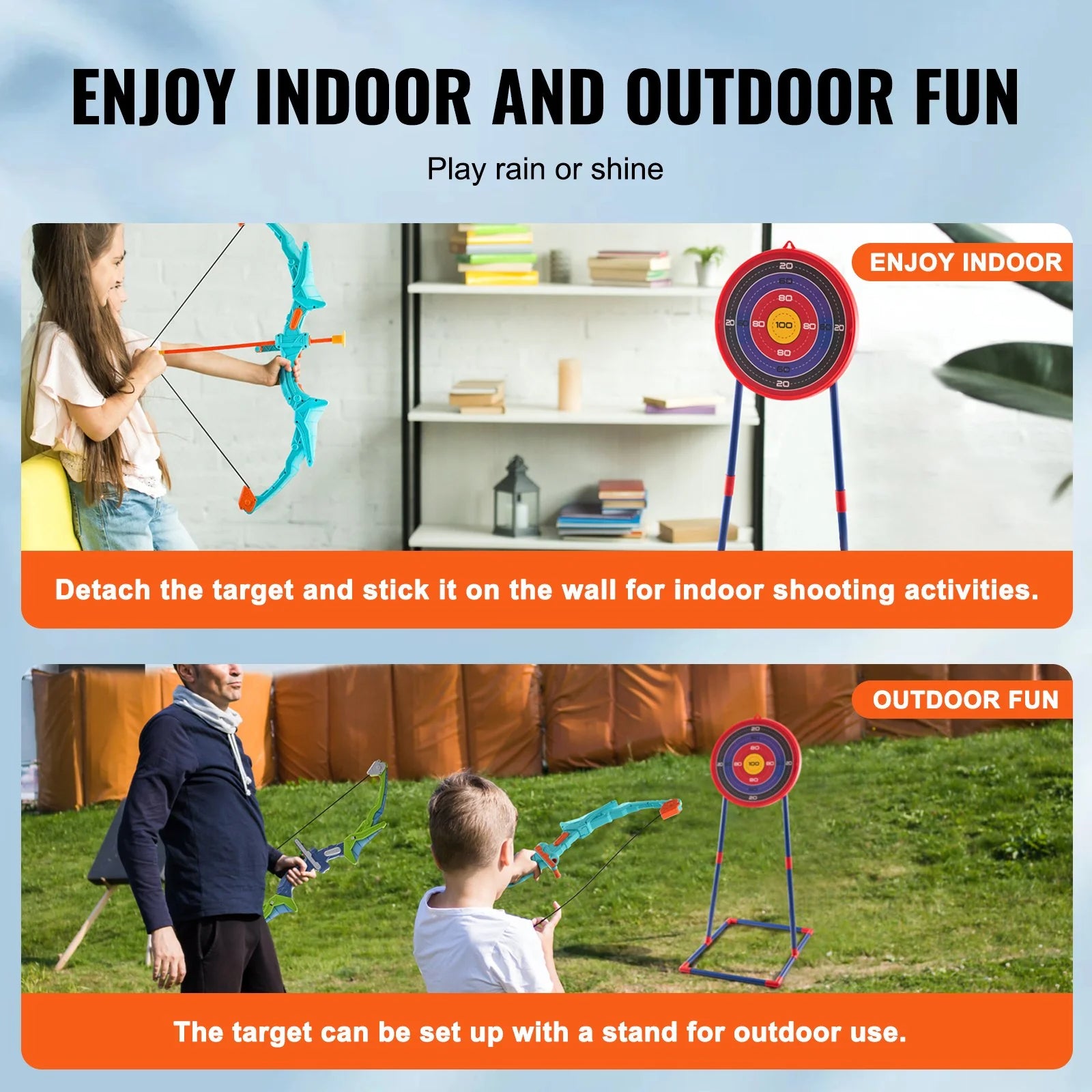 VEVOR Bow and Arrow Set for Kids