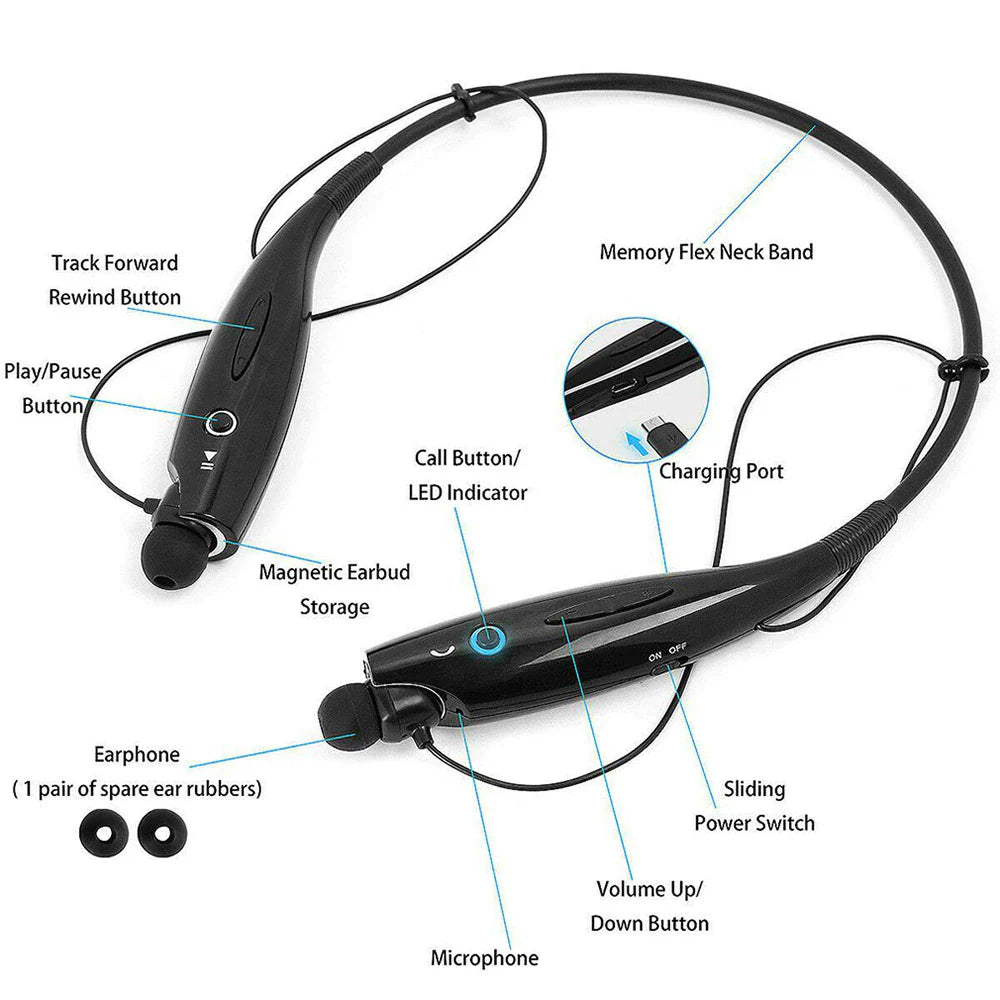 Bluetooth Neckband Wireless Headphones