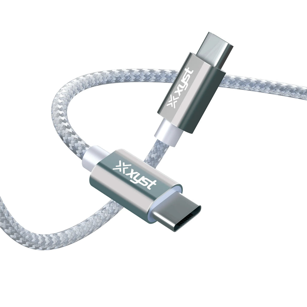Xyst Braided USB-C to USB-C Charge and Sync Cable 10Ft