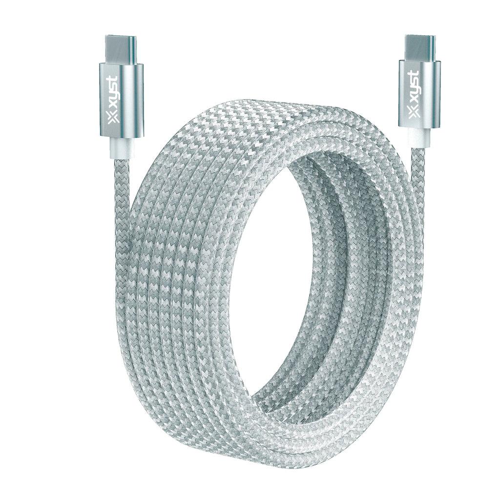 Xyst Braided USB-C to USB-C Charge and Sync Cable 10Ft