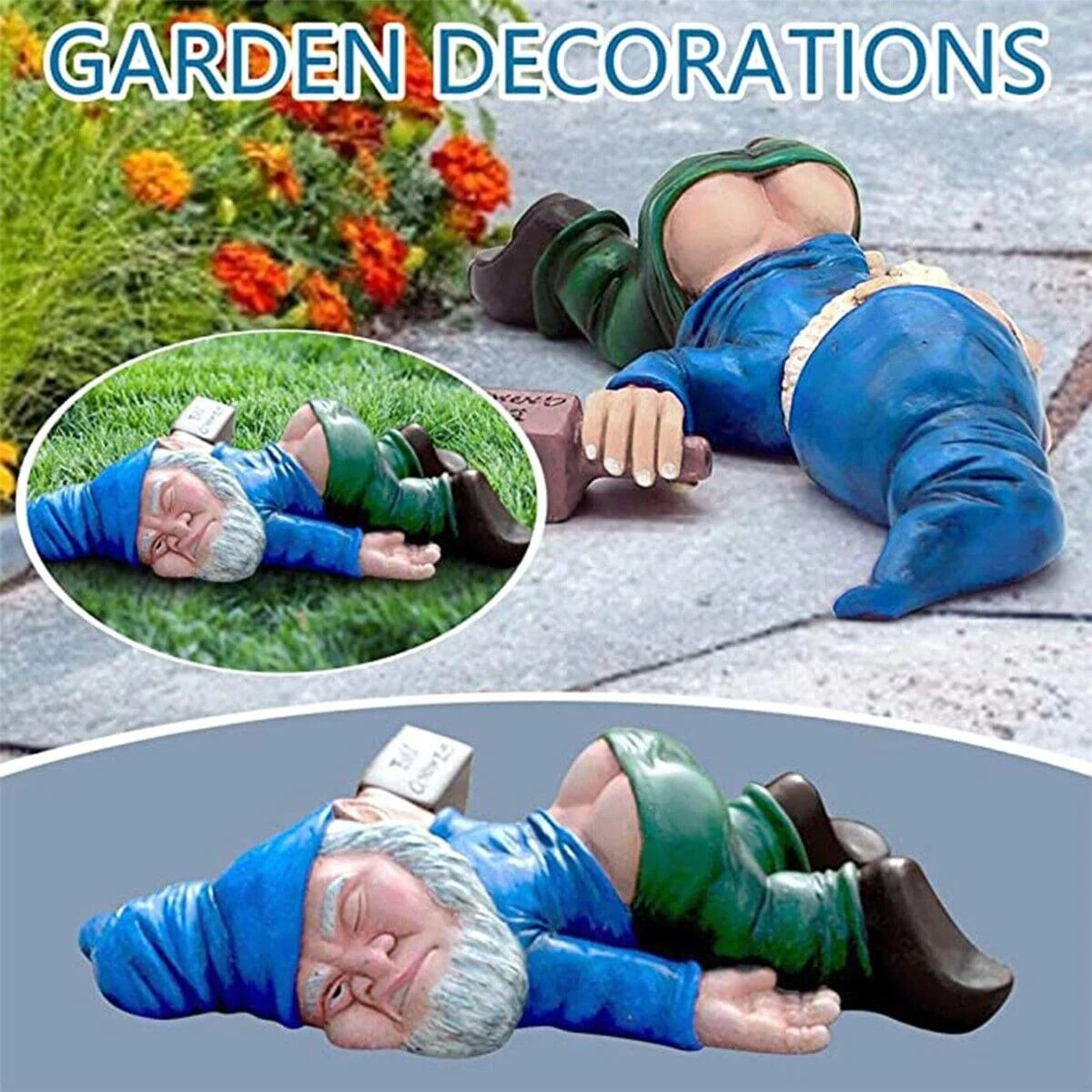 Drunk Dwarf Garden Gnome 