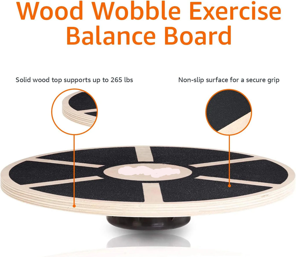 Wood Wobble Balance Trainer Board