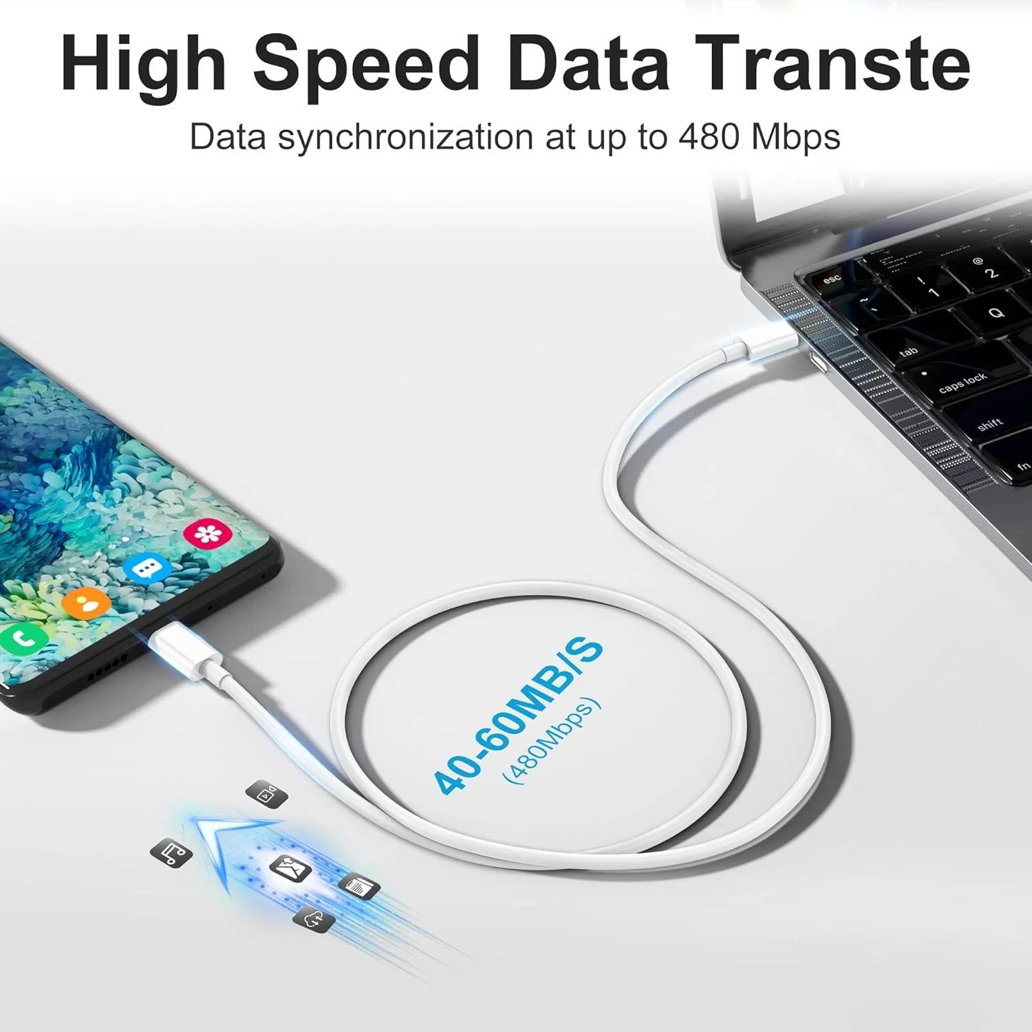 10 PACK for Samsung USB-C to USB-C Fast Charge Cable Charging Cord Type Charger